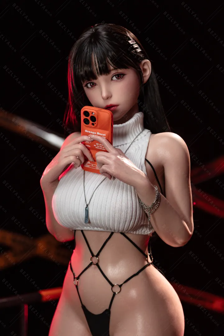 155cm (5ft1) E罩杯 輕量化 矽膠 性愛娃娃, ROS 头部 Violet